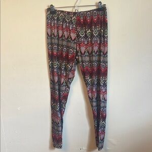 Colorful Geometric Pattern Leggings (Bin Z)​